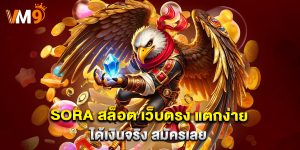 Sora สล็อต เว็บตรง แตกง่าย ได้เงินจริง สมัครเลย